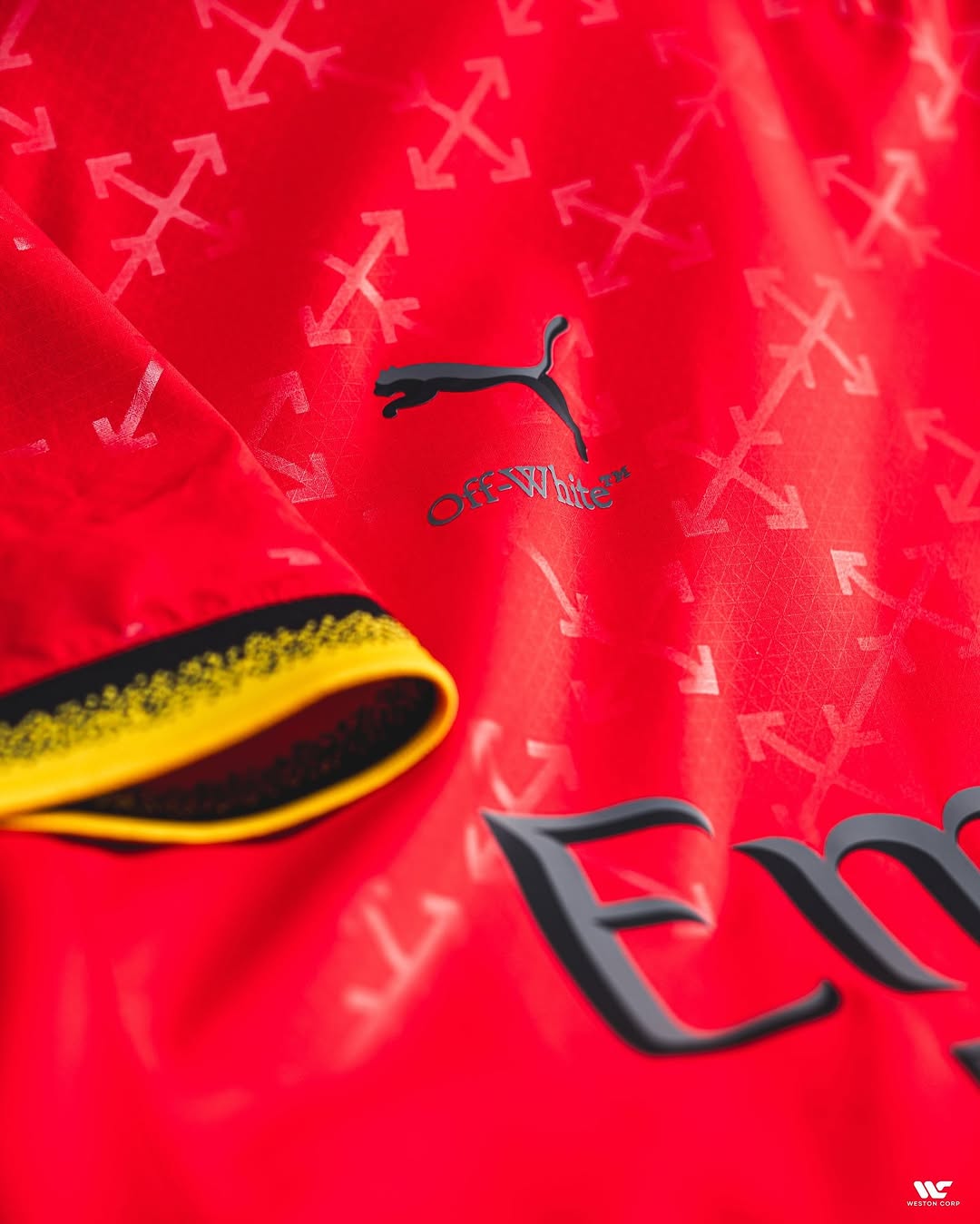 AC Milan X Off White Red Jersey (Player Version)