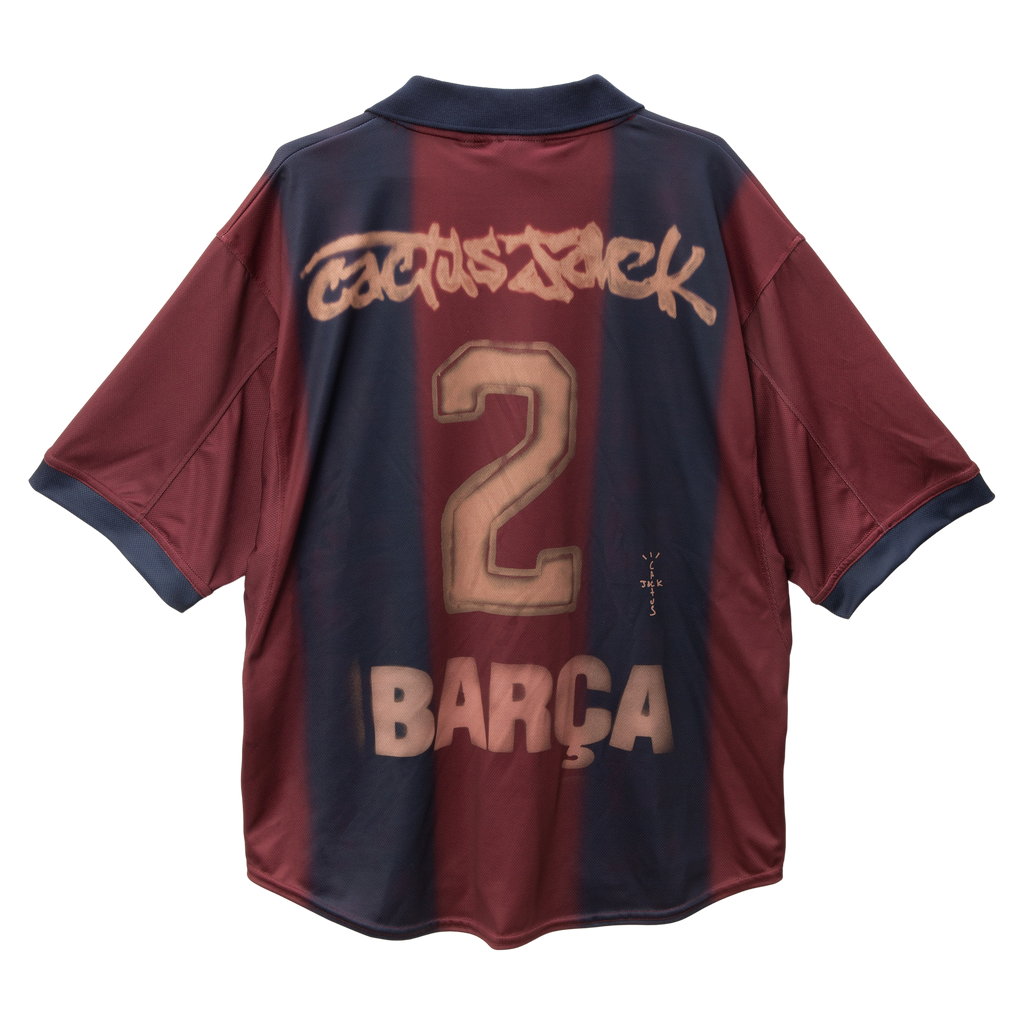 FC Barcelona x Travis Scott Retro 2001 Jersey (Master Version)