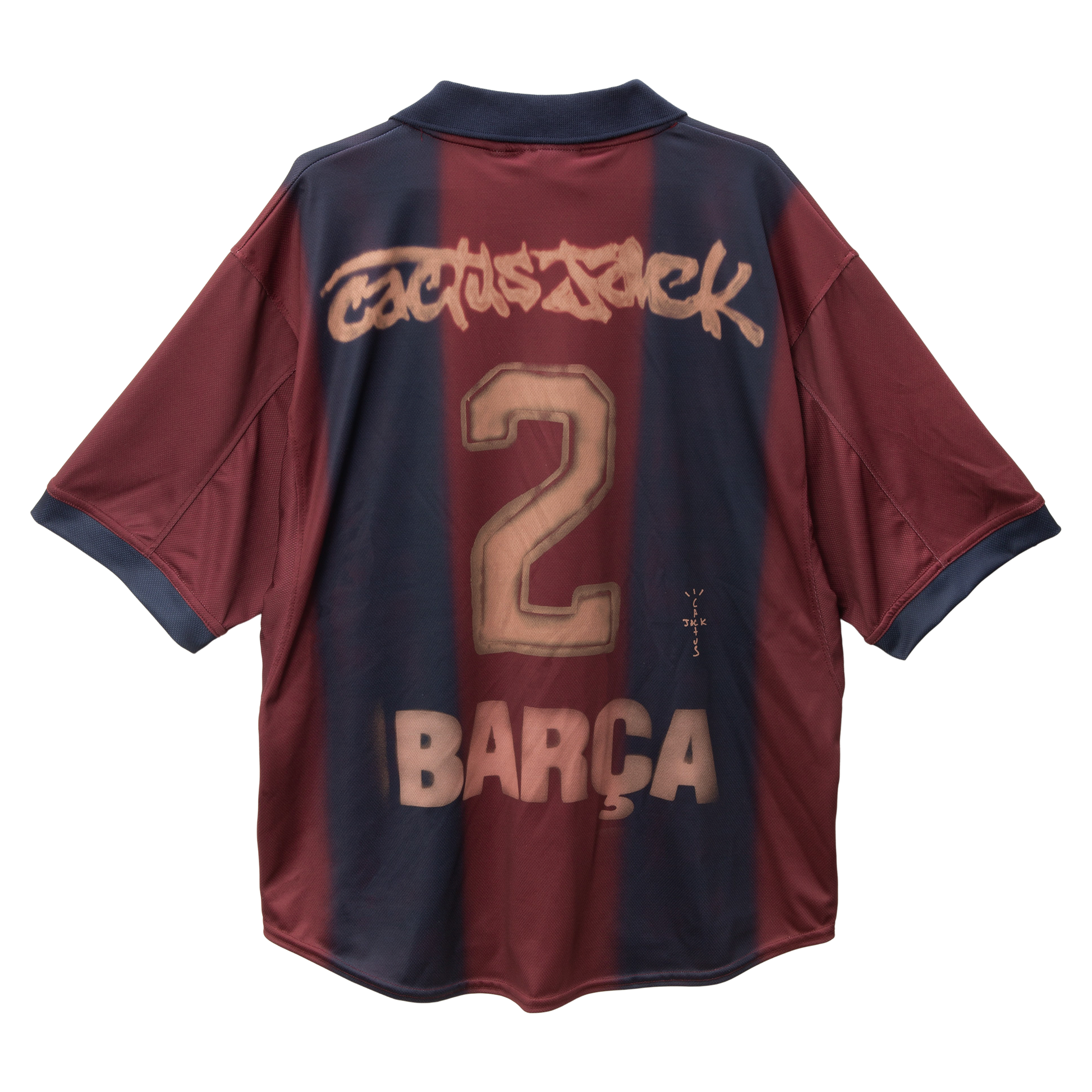 FC Barcelona x Travis Scott Retro 2001 Jersey (Player Version)