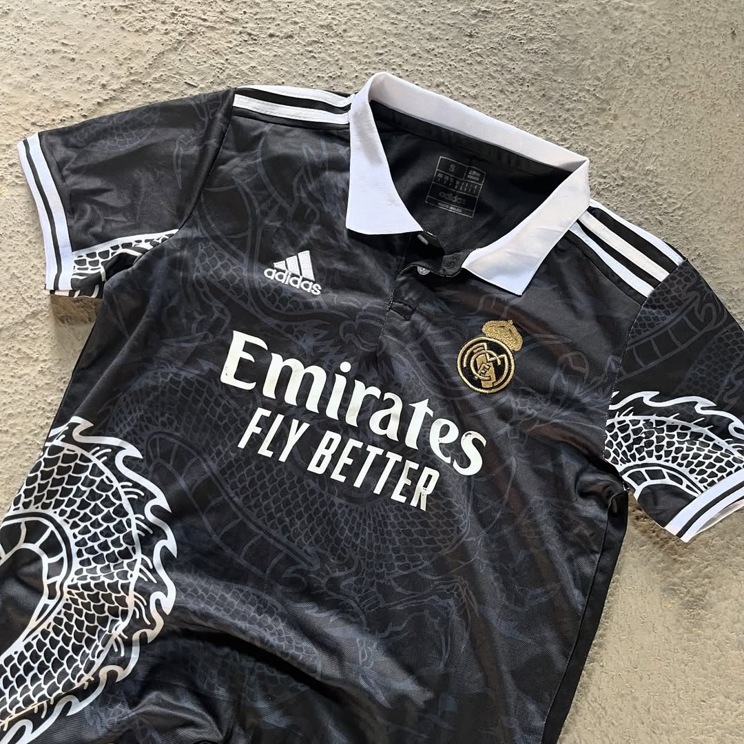 Real Madrid Black Dragon Jersey
