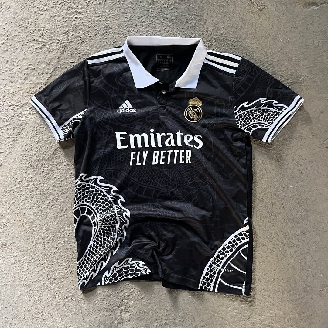 Real Madrid Black Dragon Jersey